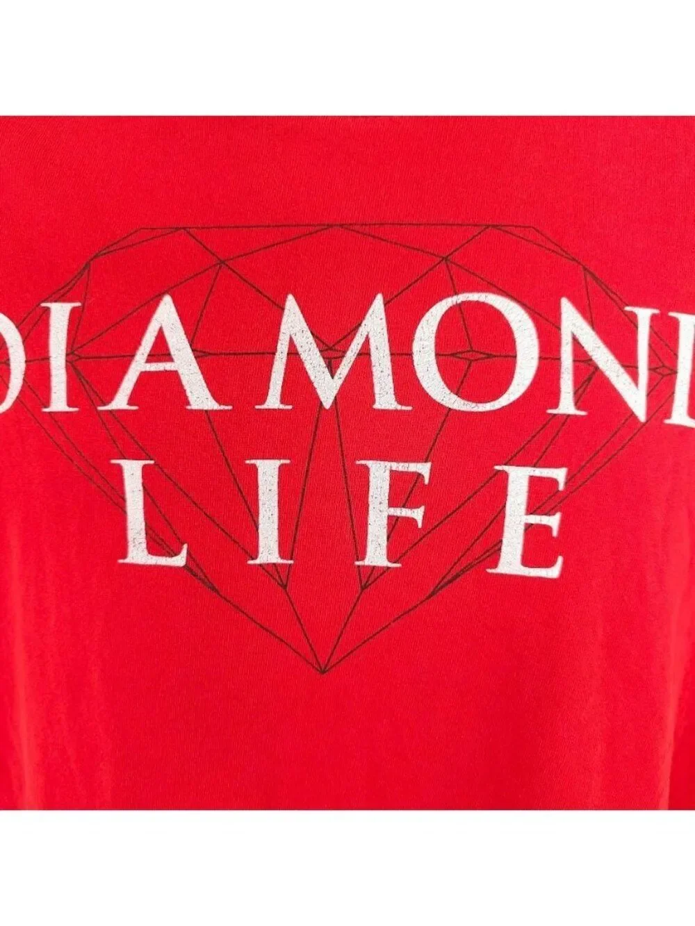 Diamond Supply Co T Shirt Mens Size Medium Red Diamond Life Streetwear